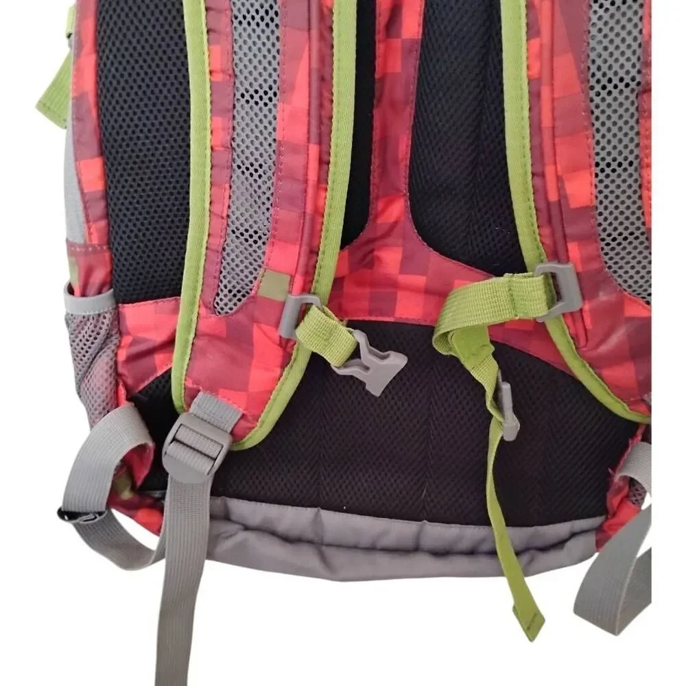 Lands End Kids Abstract Red Backpack